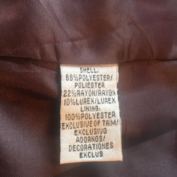 CACHE TEXTURED BROCADE JACKET W’ BELT LINED SZ10 - Picture 5 of 8